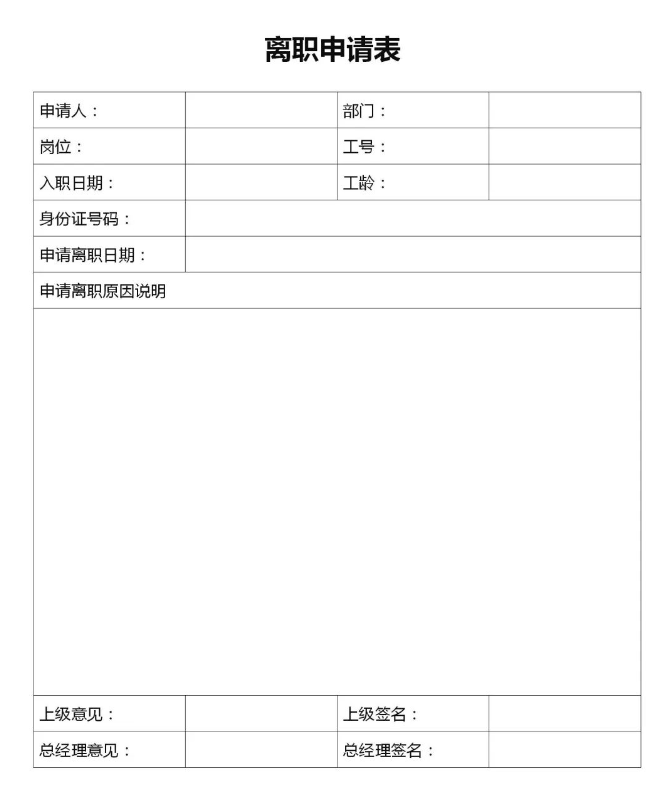 离职审批表有哪些？(图2)